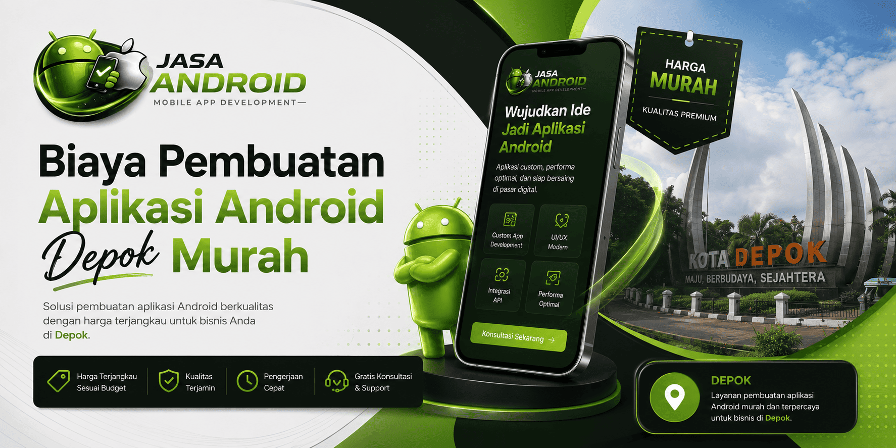 Biaya Pembuatan Aplikasi Android Depok Murah untuk Bisnis Modern dan Digitalisasi Usaha